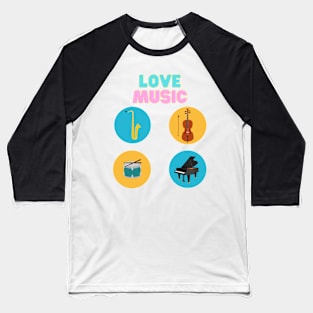 music Baseball T-Shirt